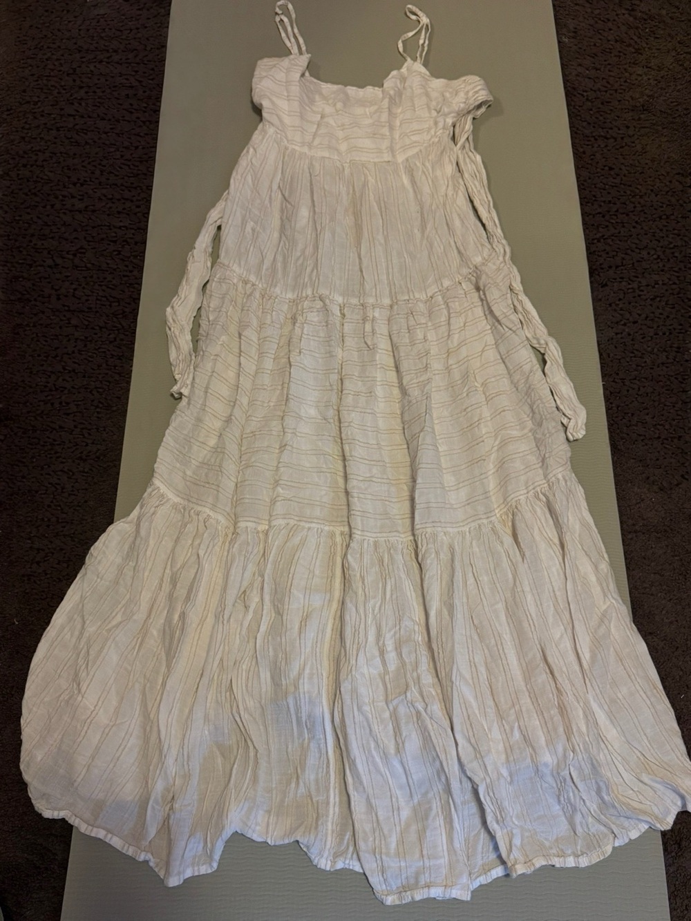 l*space women’s White Maxi Dress size small